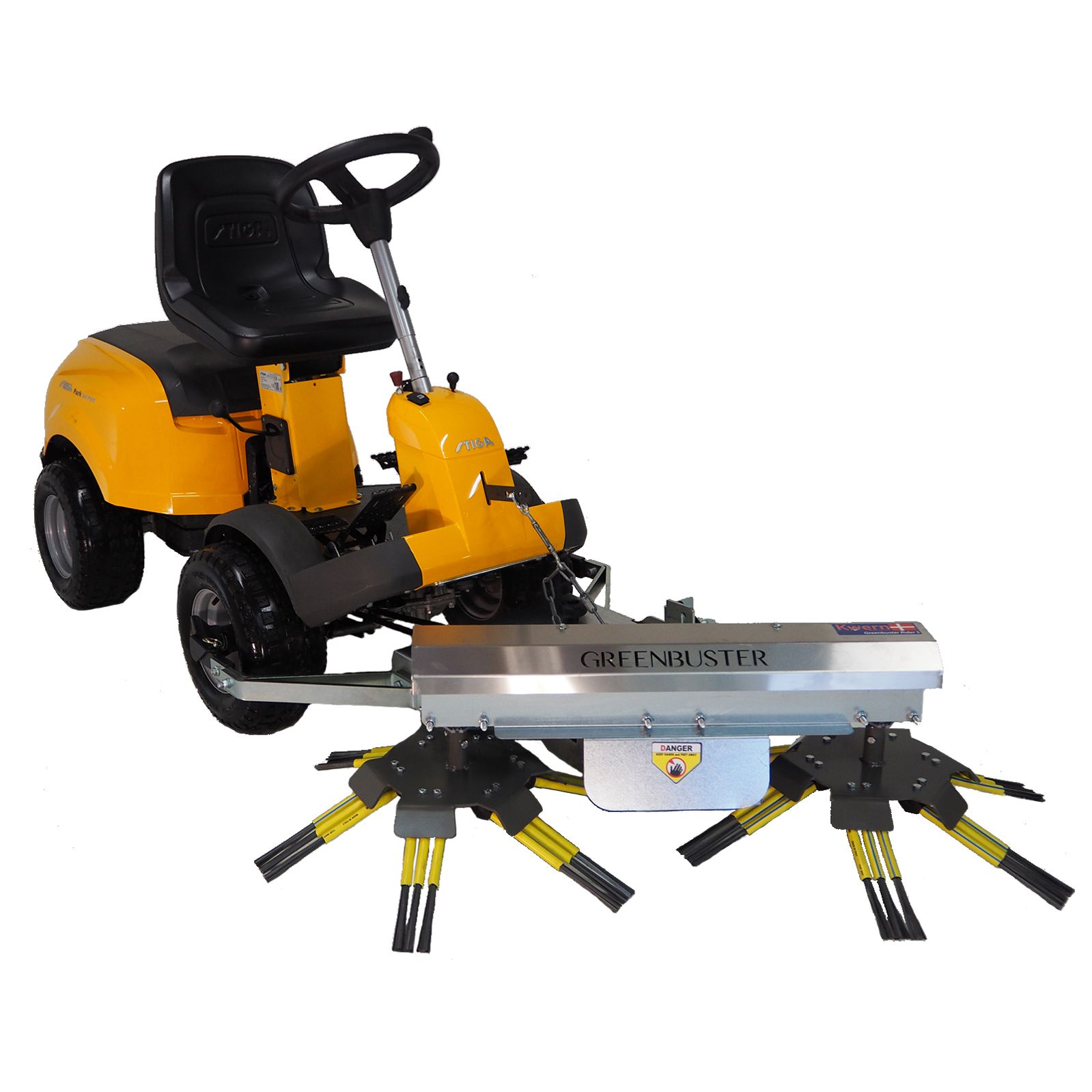 KIT DE 10 ENSEMBLES DE 3 BROSSES ACIER POUR GREENBUSTER PRO III KWERN